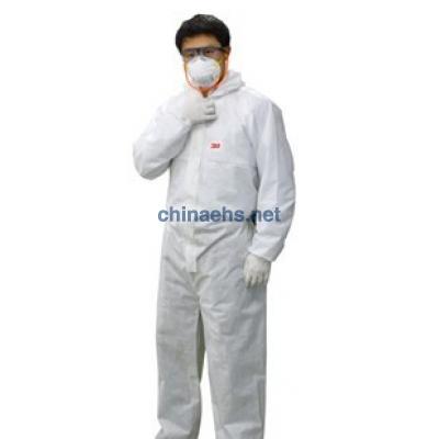 3M 4515 白色帶帽連體（Type5&6類(lèi)防護(hù)）防護(hù)服（原4620升級(jí)）