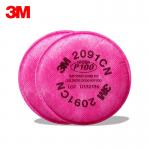 3M XA010015635 2091CN P100顆粒物濾棉（2片/包，50包/箱）