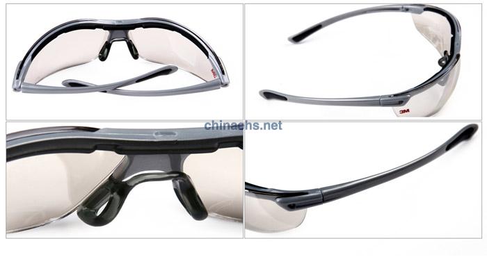 3M 1791T 防沖擊舒適性銀色戶(hù)外防護(hù)眼鏡